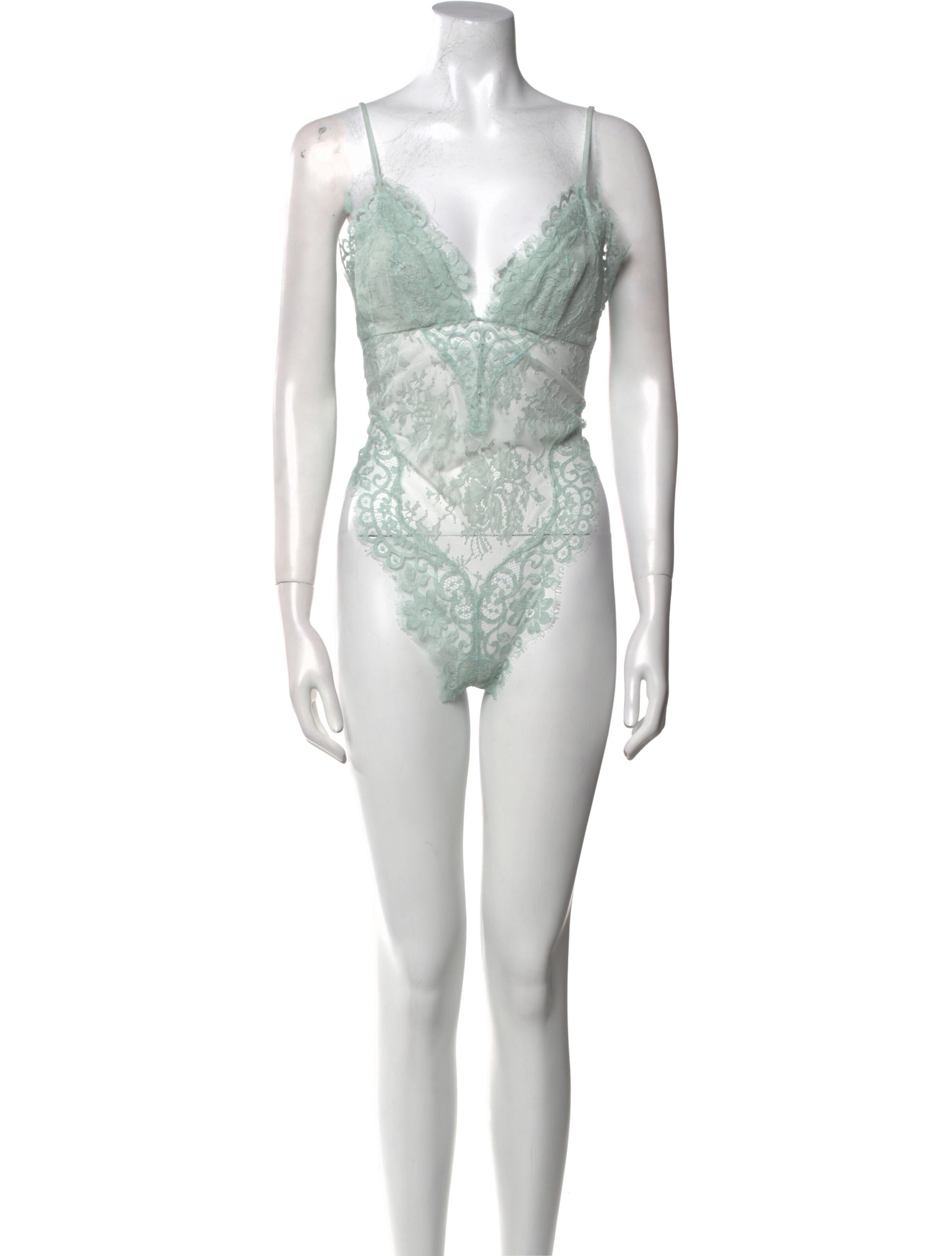 Zimmermann Lace Teddy Lace Pattern Bodysuit